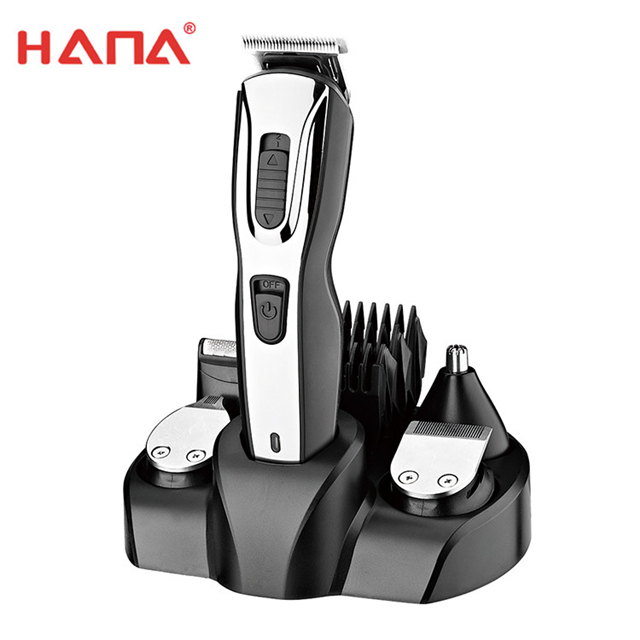 HANA 2019 New design factory price hair clipper,professional hair clippers,Grooming set 5 in 1 set 