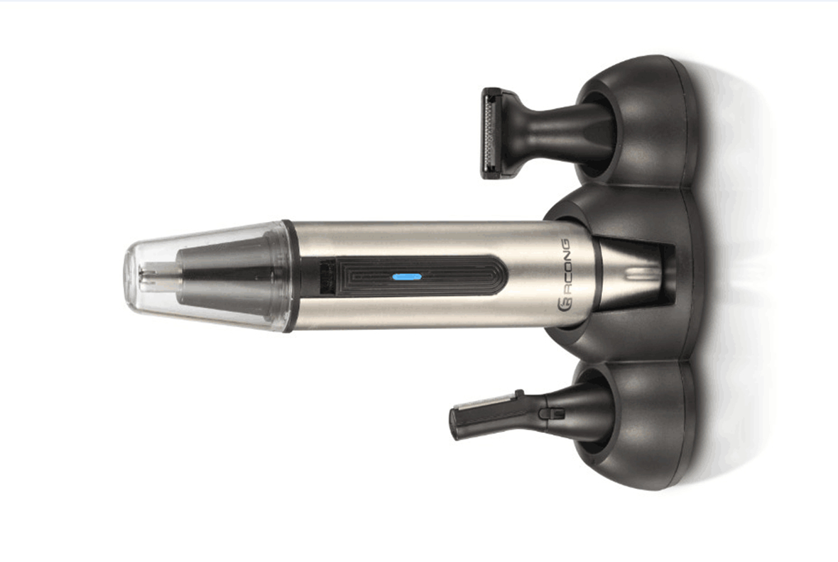 HANA washable nose trimmer set with 3 interchangeable heads 170 powerful motor