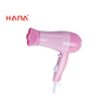  HANA adorable Childish design mini travel hair dryer pink color for girls children 