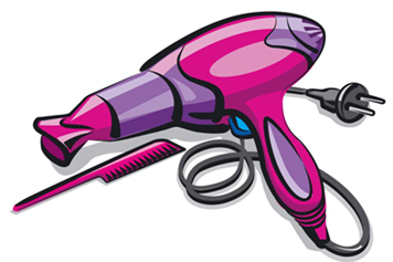 What should I do if there is too much hair spray?