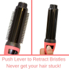 Special design retractable brush Ionic function 33 MM high quality hot thermal brush for women