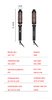 Ceramic Tourmaline 5 in 1 100-240V Hair Curling Iron Set Hair Curler