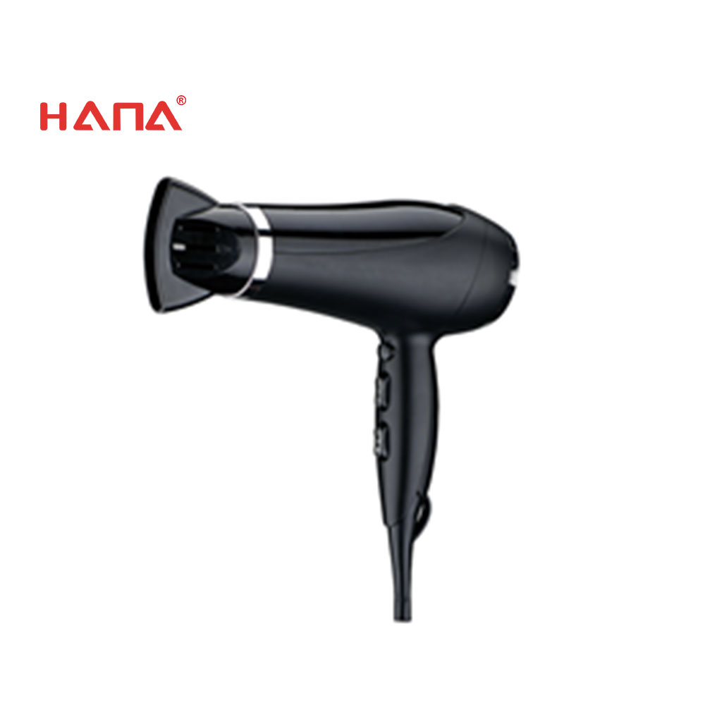  HANA long life DC motor hair dryer with concentrator and ionic function for choice 