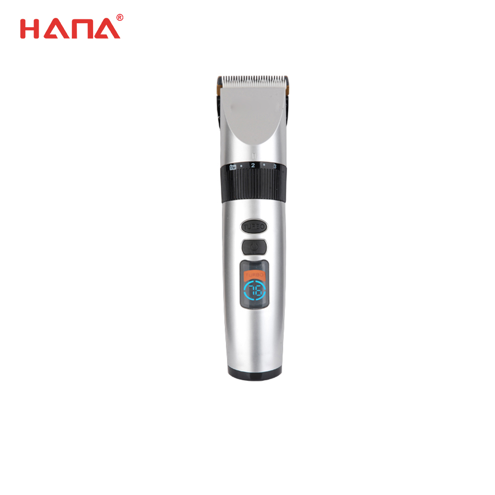 Professional LCD Men's low noise charging protection long life rechargeable hair clipper sets 