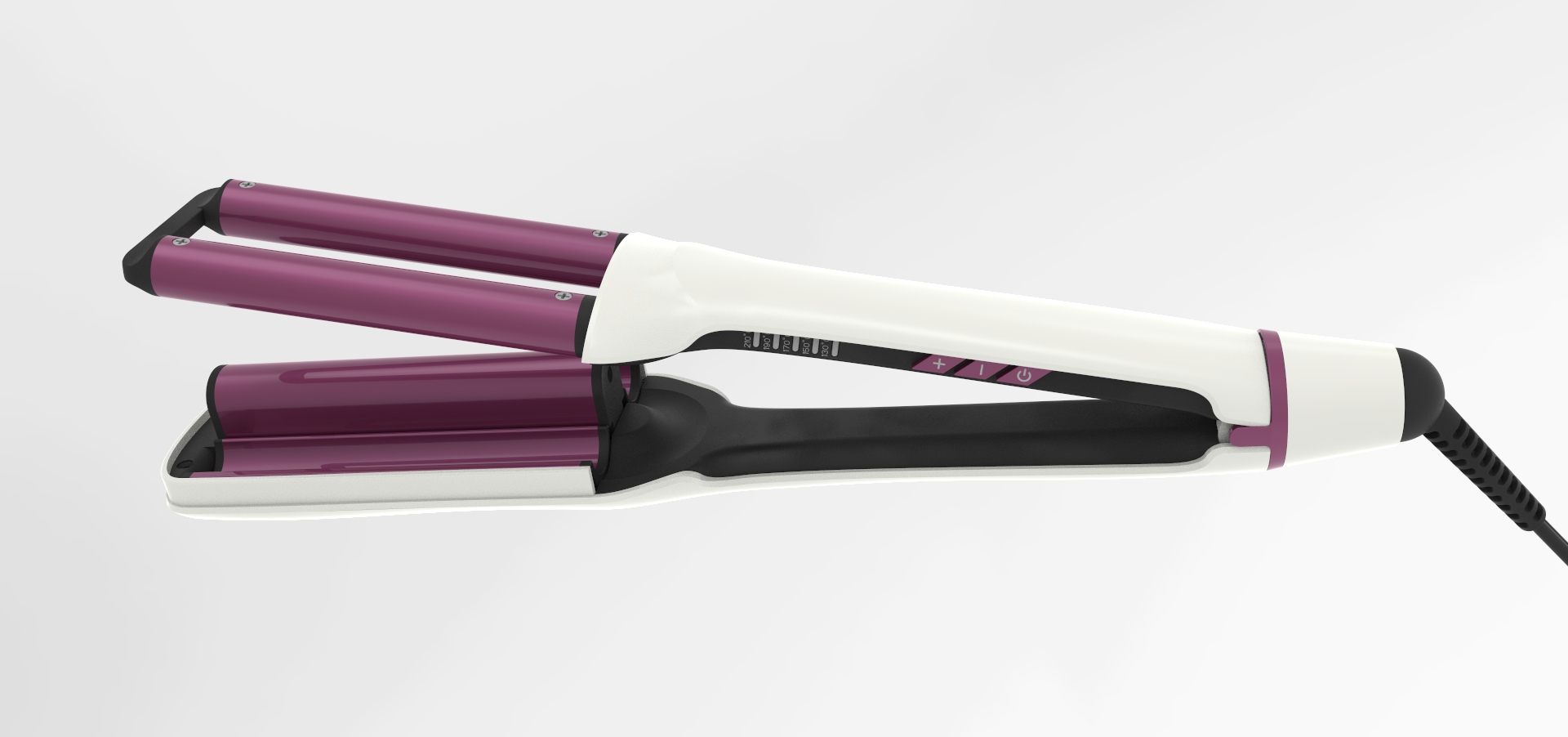 new design portable professional electric 3 barrel hair curlers 