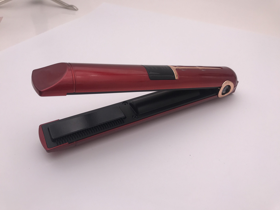 mobile power supply quickly heats temperature memory hair rechargeable straightener hair flat Iron 