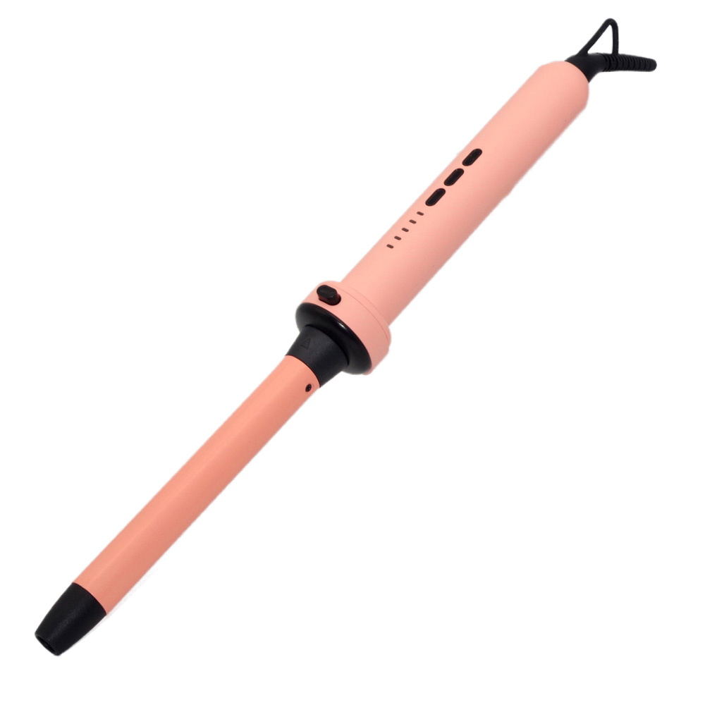 Interchangeable Ceramic 19mm 3/4 Inch Barrels 60 Mins Auto Off 0.75Inch Hair Curler Curling Iron Wand