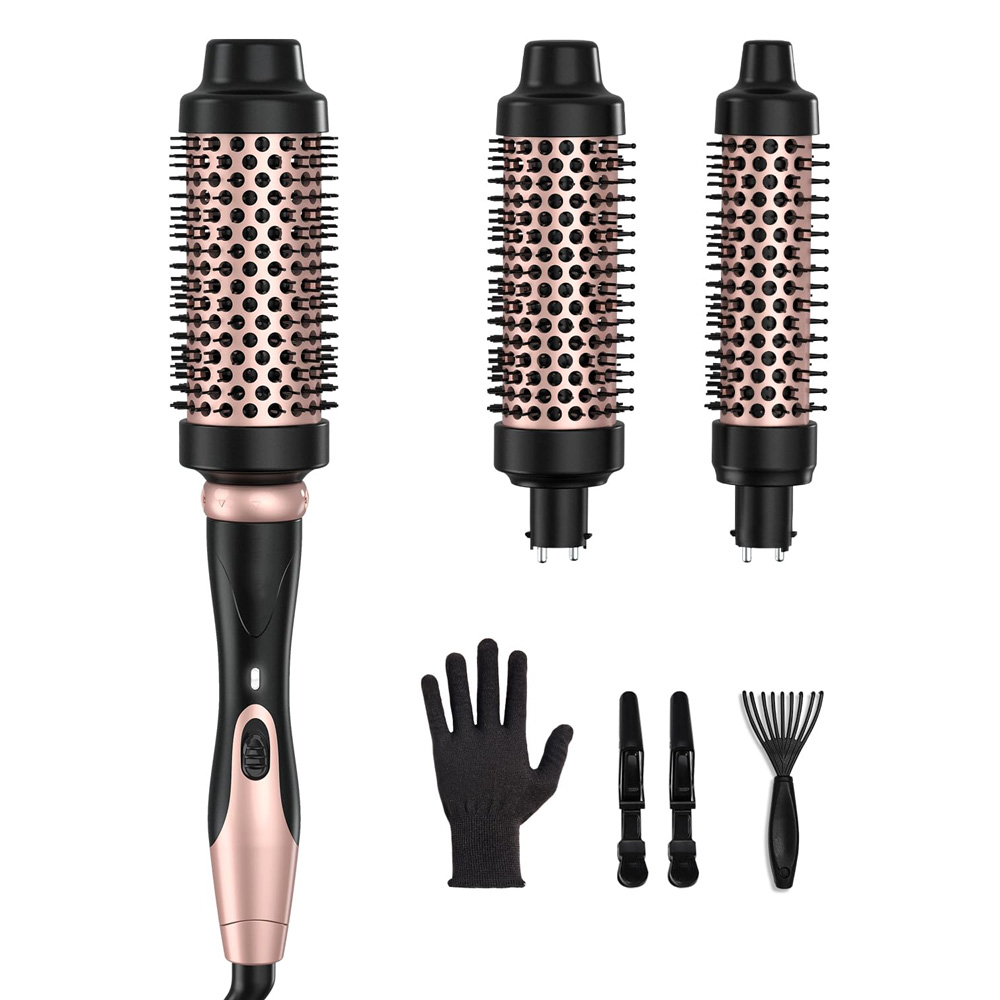  interchangeable barrel iron curling iron Multi Set Portable thermal brush Curling Iron