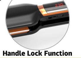 NB WIDE Professional Salon Flat Iron Hair Straightener Tourmaline Ceramic Coating LCD Electric Wide Plate Fashionable Design