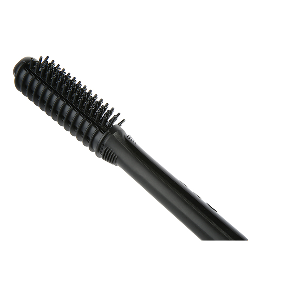 infrared ceramic hair brush hair straightener brush curler 
