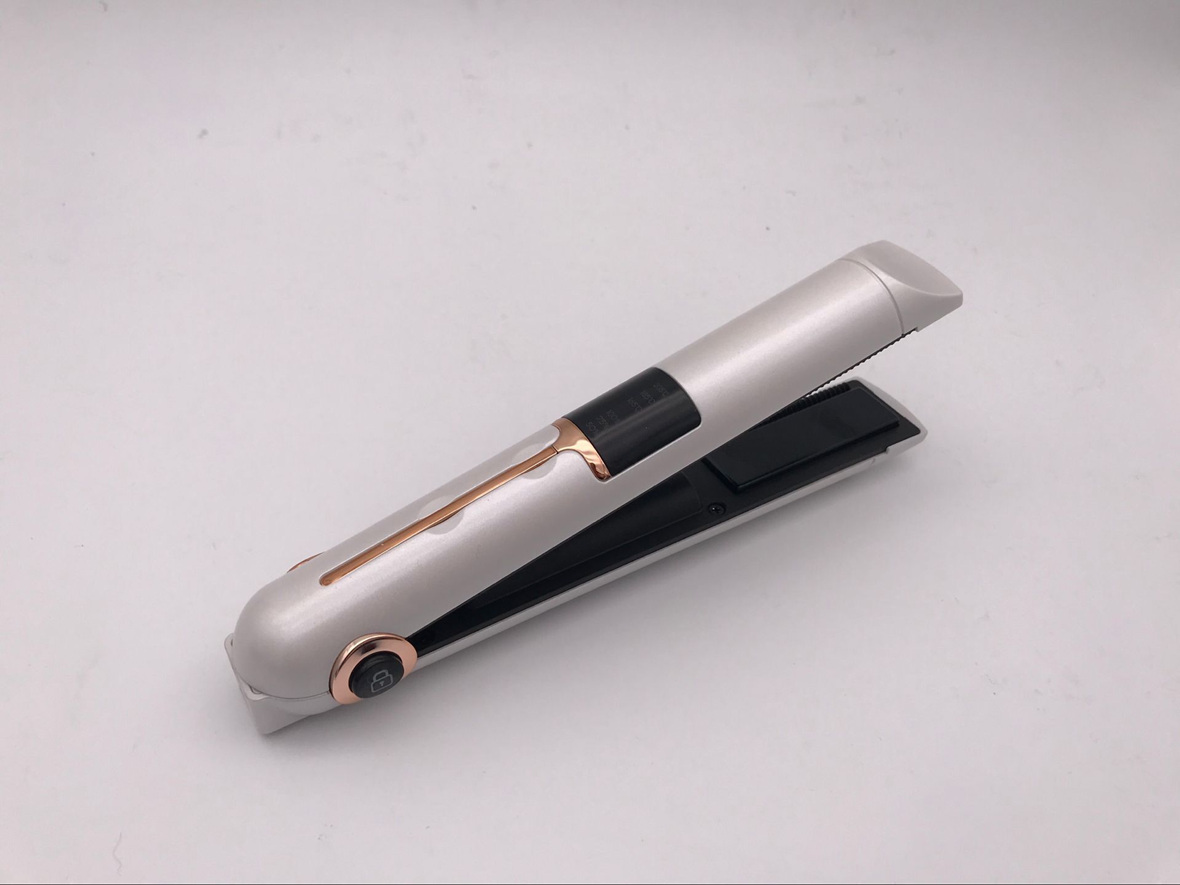 power supply quickly heats temperature memory hair rechargeable straightener hair flat Iron 
