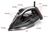 Cixi Wode Electric Steam press iron box with auto shut off anti-drip anti calc functions 