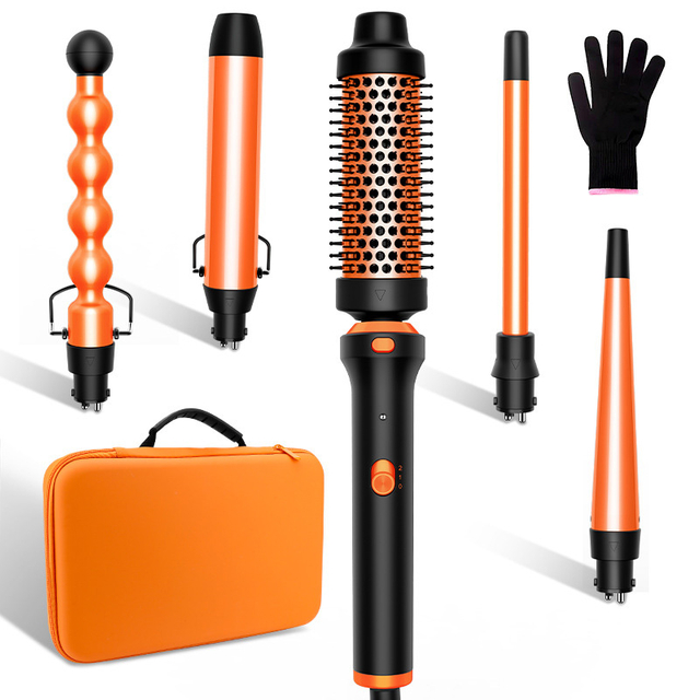 Ceramic Tourmaline 5 in 1 100-240V Hair Curling Iron Set Hair Curler