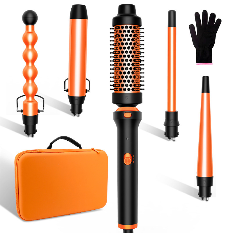 Ceramic Tourmaline 5 in 1 100-240V Hair Curling Iron Set Hair Curler
