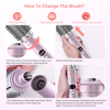 1.25/1.5/1.75 Inch Hair Styling Tools Set 3 in 1 LCD Display Heated Round Thermal Brush