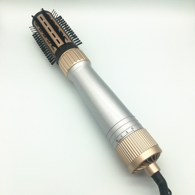 NB WIDE One-Step Salon Hair Dryer Brush with Ionic Hot Air Styler Comb Electric Blow Dryer Curling Features for Household Hotel