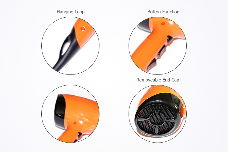 professional household 2200w mini hair dryer with diffuser