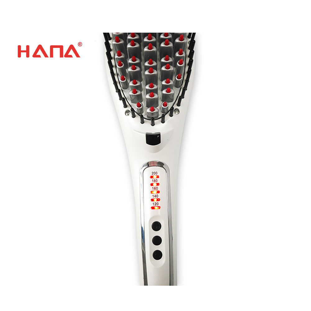 auto shut-off PTC heater auto electric hair straight hair brush 