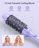 Hot Brush Curls Ionic Curling Iron Airless Thermal Brush