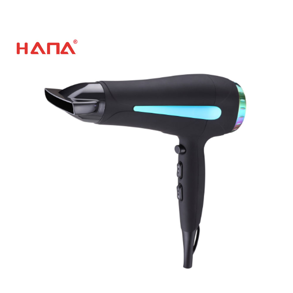 New idea continuous heat control variable power selection LED lamp hairdryer professional hair stylist recommend hair blow dryer 