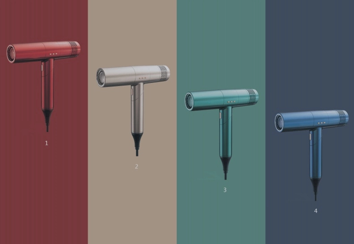 Intelligent lightweight professional hair dryer blowing