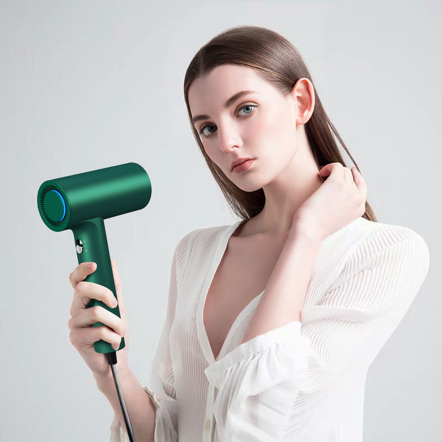 1200W Leafless High Speed Motor Blow BLDC Hair Dryer