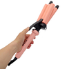 Interchangeable Tourmaline Ceramic 22mm Triple 3 Barrels 210C Temperature Adjustable Hair Curling Iron Wands
