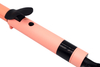 450F Dual Voltage Extra Long Wire Heater Tourmaline Ceramic Barrel 1 Inch Clipped Curling Iron