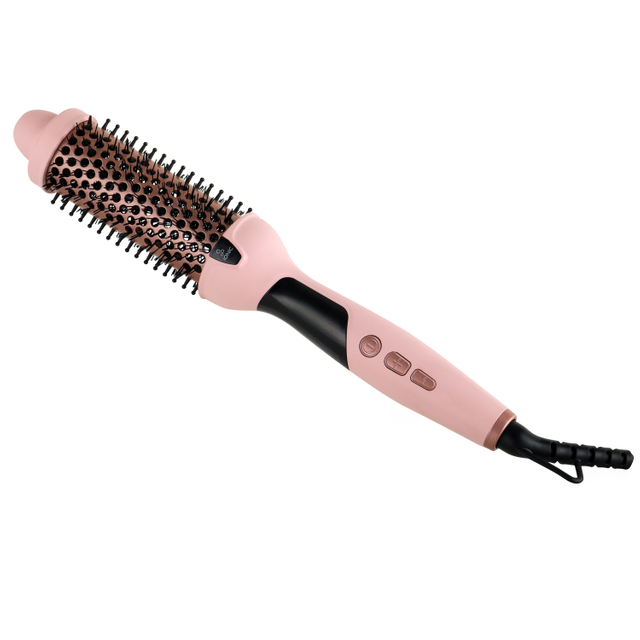 Dual Double PTC Temperature Adjustable LED Display Electric Curling Iron Multi Thermal Brush Iron