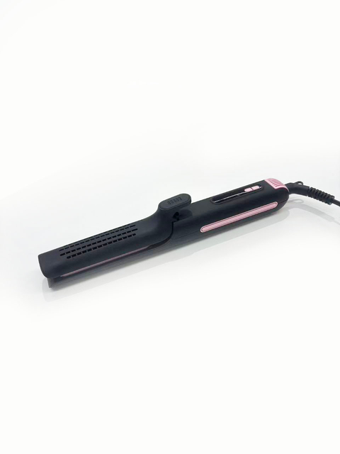 NB WIDE Professional 2-in-1 Ceramic Coated Electric Hair Straightener & Curler with LED Display for Home Use 1-Year Warranty