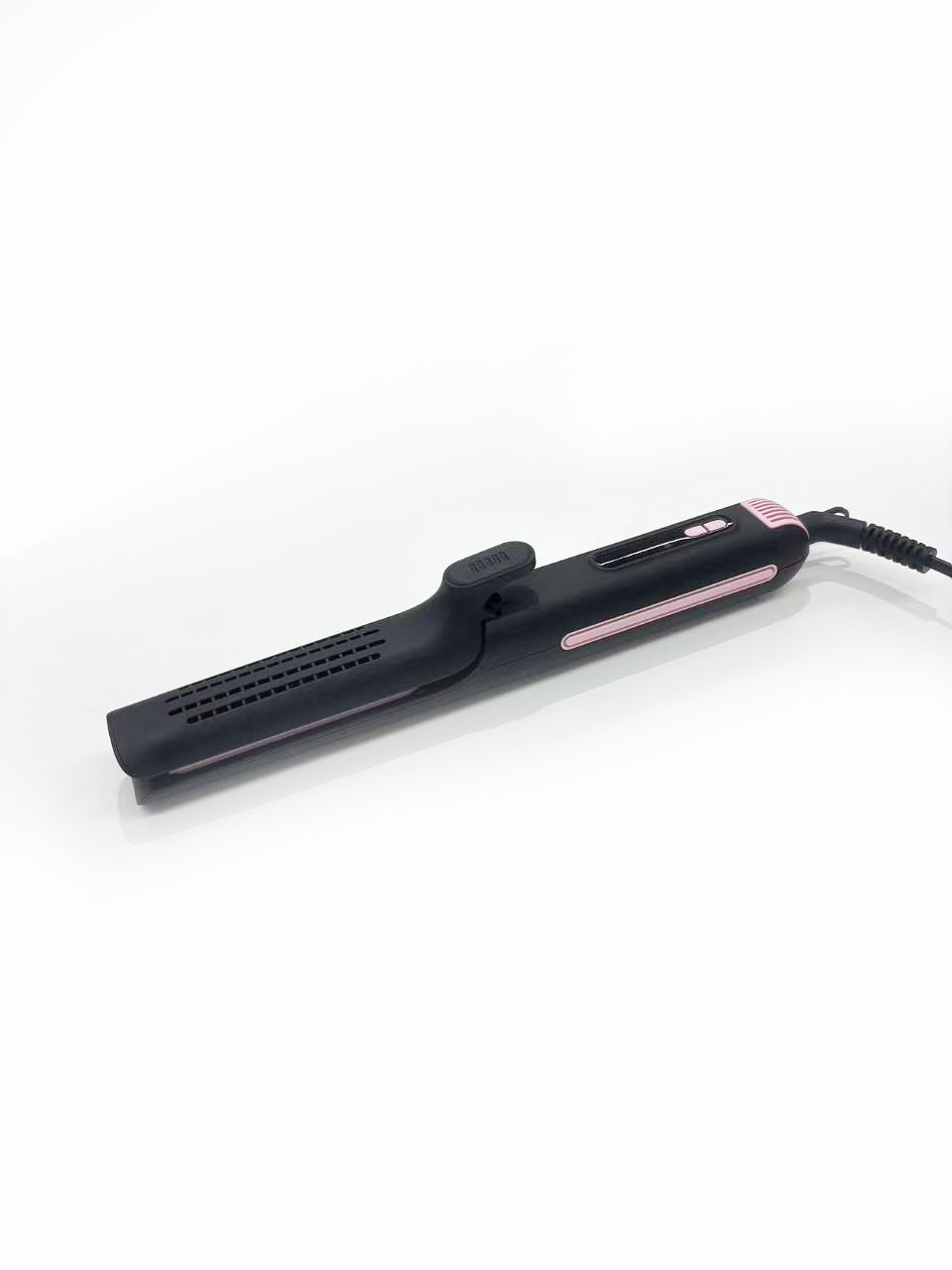 NB WIDE Professional 2-in-1 Ceramic Coated Electric Hair Straightener & Curler with LED Display for Home Use 1-Year Warranty