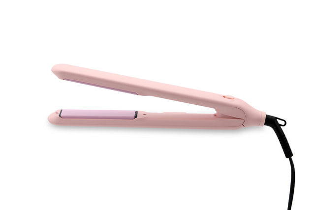 1 Inch Frizz-Free Negative Ion Hair Straightener LED Display Ceramic Plate 1 Year Spanish French Household Hotel Use