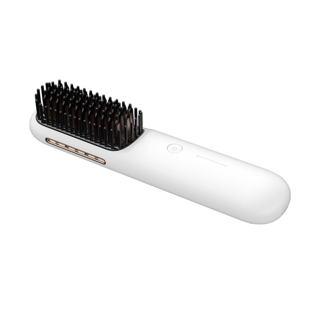 NB WIDE Wireless Cordless Rechargeable Hair Straightener LED Display Portable Travel Brush for Hotel Use