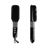 NB WIDE Private Label Cordless Ionic Hair Straightener Brush LCD Display USB Rechargeable Ceramic Coating Overheating Hotel