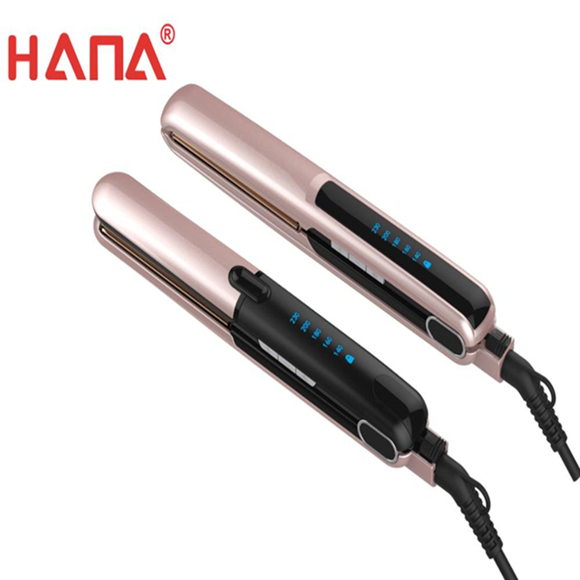 Instant heat ceramic coating plate private label flat iron 