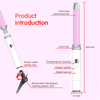 LCD Display Interchangeable Head 4 in 1 Triple Barrel Ceramic Curling Iron Hair Curler Wand