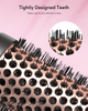 45MM Big Size Volumizing Heated Styling Brush Curls Ionic Curling Iron Airless Thermal Brush