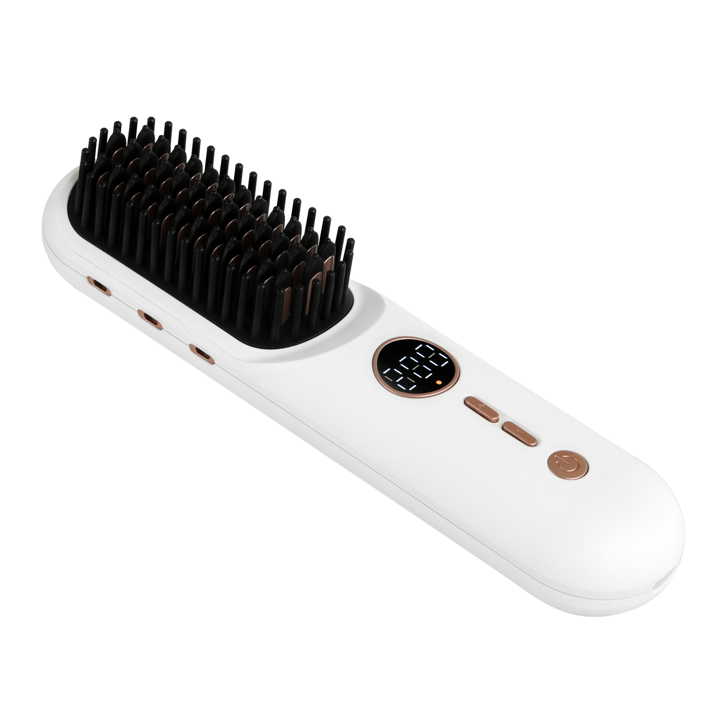 Portable Rechargeable Ceramic-Handled Hair Straightener Styler Negative Ion Dual-Purpose for USB French Hotels