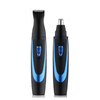 China Cordless Electric Nose & Ear Hair Trimmer Kit with Lithium Battery 1 Year Warranty USB Charging Plastic Construction
