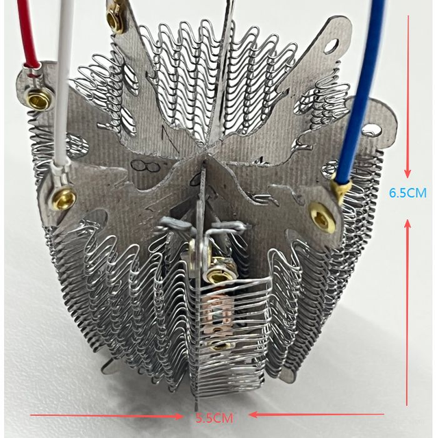 ODM and OEM Double layers heating coil heating element for AC /DC hair dryer 