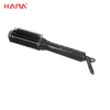 HANA infrared ceramic hair brush hair straightener brush curler