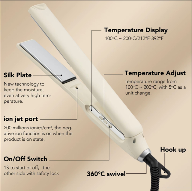 Silk Plate Hair Straightener 