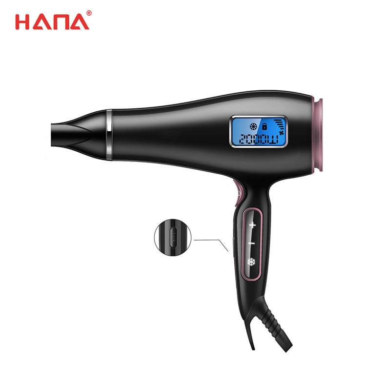 HANA professional 2000W cooling function double voltage household ABS ionic hair dryer 