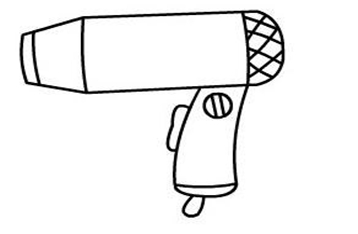 Working principle of household hair dryer