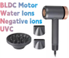 Water Ion Function Professional Salon Blow High Speed BLDC Brushless Hair Dryer