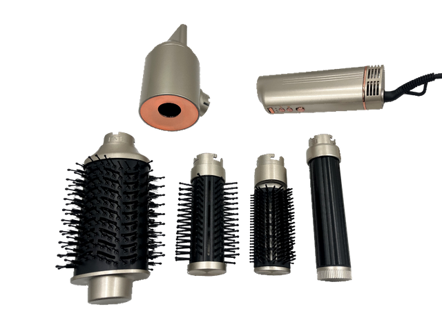 1200W 4-in-1 High-Speed High-Temperature BLDC Salon Hair Dryer Styler Concentrator Nozzle Negative Ion Metal for Hotels