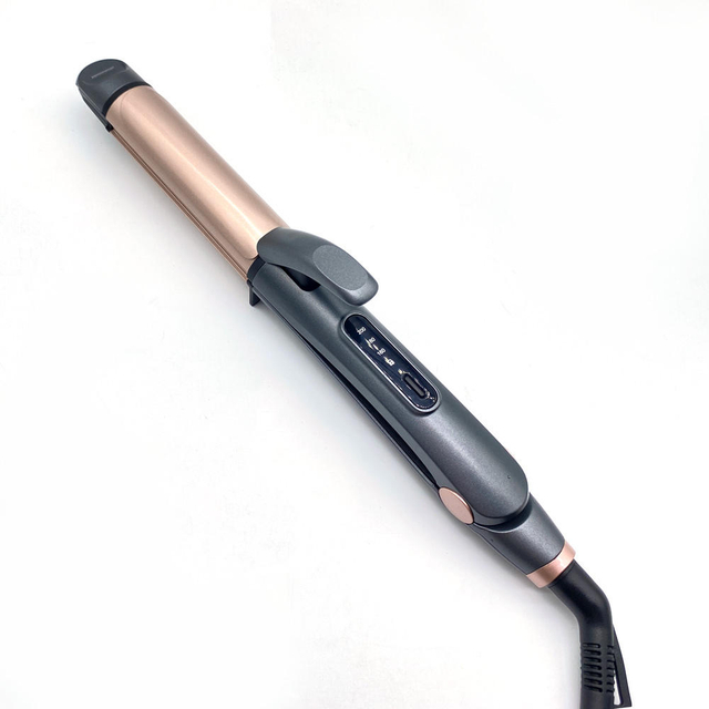 Professional 2-in-1 Ceramic Coated Electric Hair Straightener & Curler with Auto-Off for Home Use 1-Year Warranty