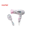  HANA adorable Childish design mini travel hair dryer pink color for girls children 