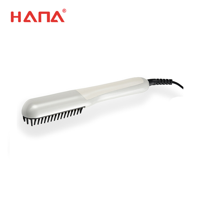 Super slim and light weight heating up automatically turn off fast straight hair low price 35W mini hair straightener brush 