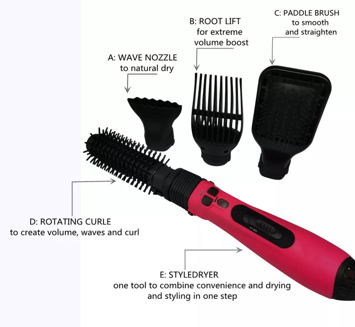 hair blow dryer brush